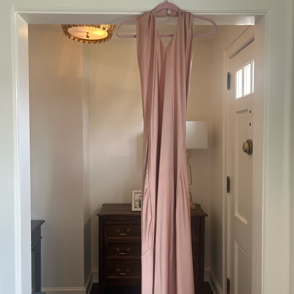 Show Me Your MuMu Blush Satin Fabric